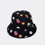 BUCKET HAT DOTS - Negro