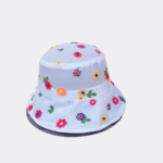 BUCKET HAT DOTS - Blanco