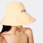 BUCKET HAT MAYI REVERSIBLE - AMARILLO-BLANCO
